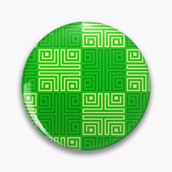 Item preview, Green Totemic Pacific Islander Print - Ethnic Polynesian Samoan  - Christmas Gift Ideas designed and sold by RoyalStarsPatts.