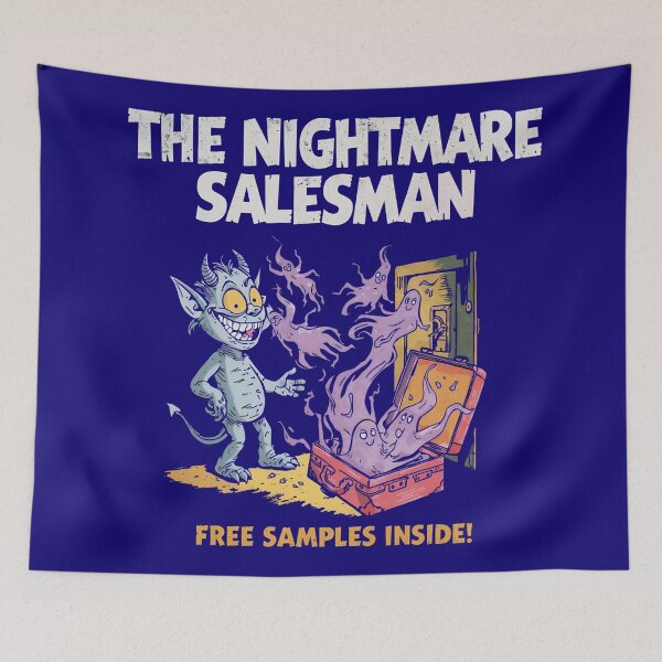 Item preview, The Nightmare Salesman and Haunted Suitcase designed and sold by VantagePrints.