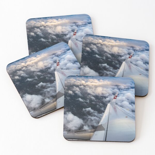 Item preview, Swiss Air Airbus A321 Neo Wing View designed and sold by KarolPhotoworld.