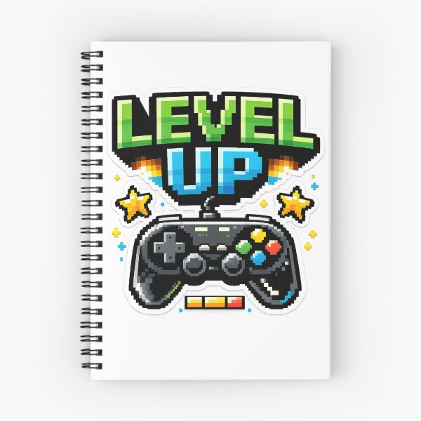 Item preview, Level Up Gaming Progress Pixel Style designed and sold by Wolf Creator.