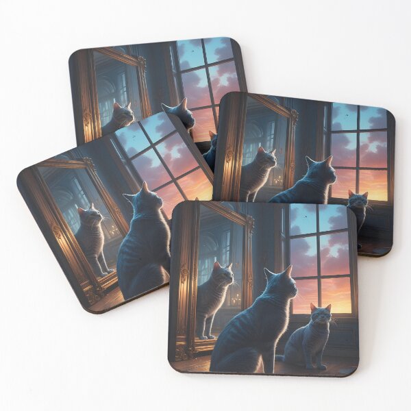 Item preview, Through the mirror: Encountering oneself in the rays of the setting sun designed and sold by KunstGeist.