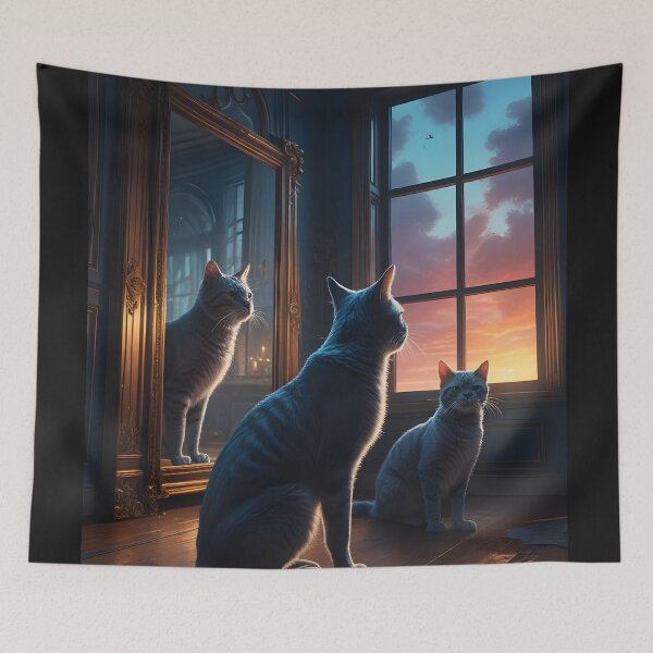 Item preview, Through the mirror: Encountering oneself in the rays of the setting sun designed and sold by KunstGeist.