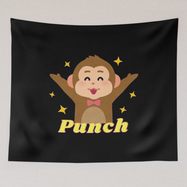 Item preview, Star Punch Monkey - Cute Happy Primate & Golden Stars Celebration designed and sold by Yasmine Mohammed.