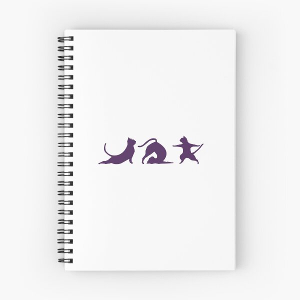 Item preview, "YOGA CATS" minimalistic illustration designed and sold by asssyau.