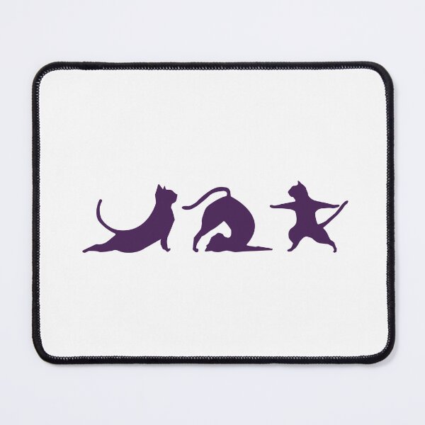 Item preview, "YOGA CATS" minimalistic illustration designed and sold by asssyau.