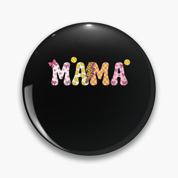 Item preview, Softball Mama Bow designed and sold by KroghDs.