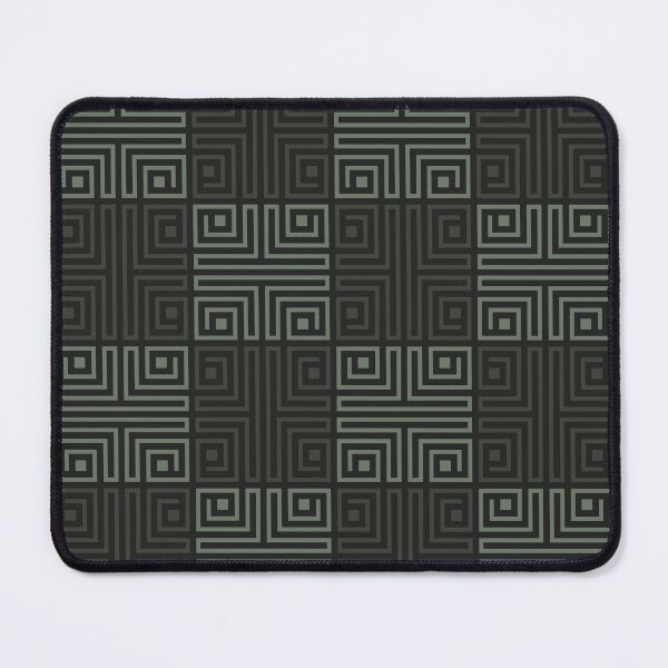 Item preview, Dark Grey Folk Ethno Tile - Ethnic Polynesian Samoan  - Christmas Gifts designed and sold by RoyalStarsPatts.