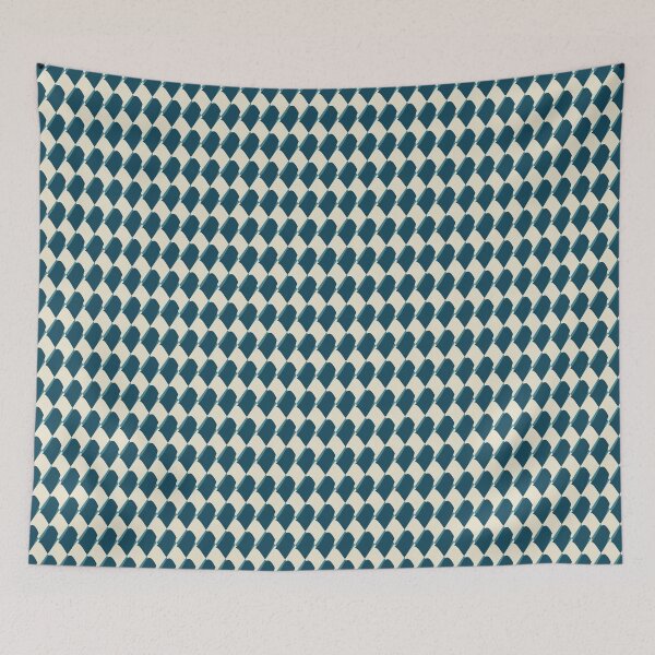 Item preview, Abstract Diamonds in Blue designed and sold by DeaHeidiDesigns.