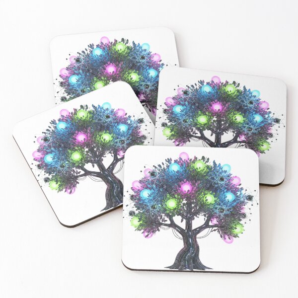 Item preview, Neon Cosmic Tree of Energy designed and sold by Dzblack.
