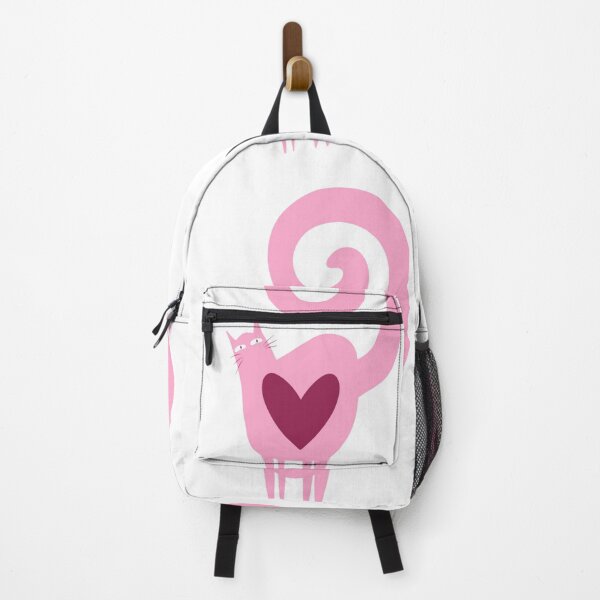 Item preview, Minimalist Spiral Tail Pink Kitty designed and sold by Theselinara.