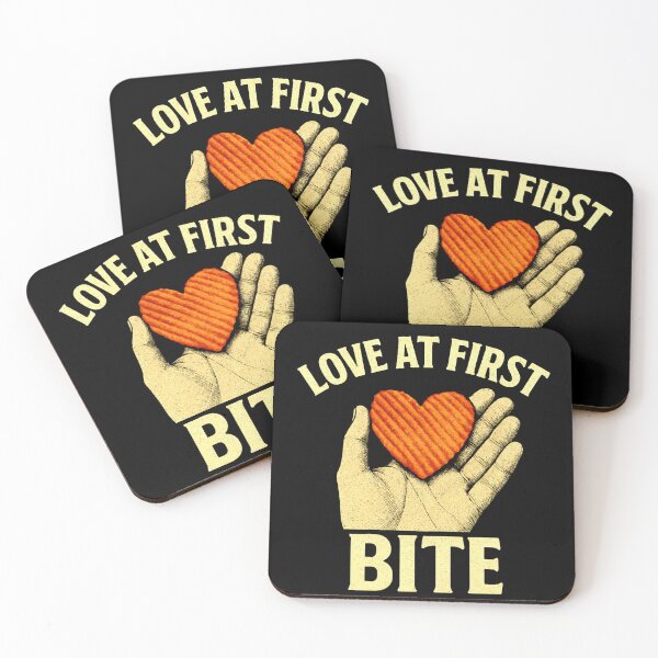 Item preview, Love At First Bite Funny Snack – Potato Chip Heart Food Lover Design designed and sold by MariDonna.
