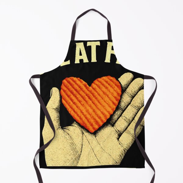 Item preview, Love At First Bite Funny Snack – Potato Chip Heart Food Lover Design designed and sold by MariDonna.