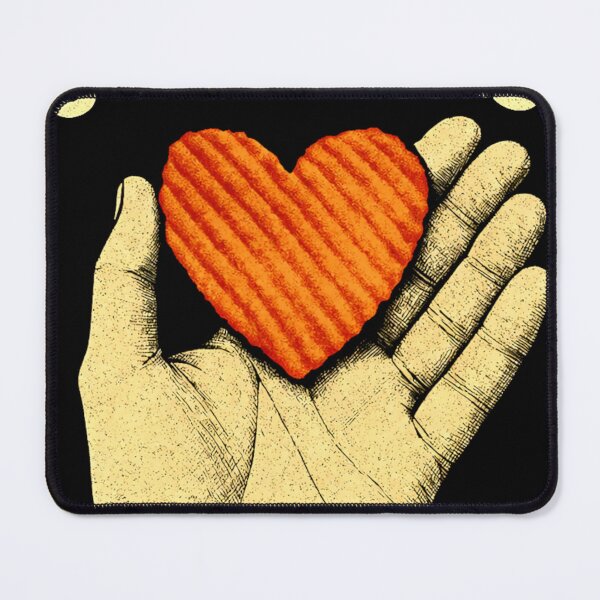 Item preview, Love At First Bite Funny Snack – Potato Chip Heart Food Lover Design designed and sold by MariDonna.