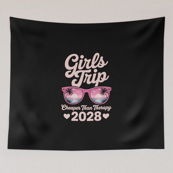 Item preview, Girls Trip Cheaper Than Therapy 2028 designed and sold by jkrphoto.