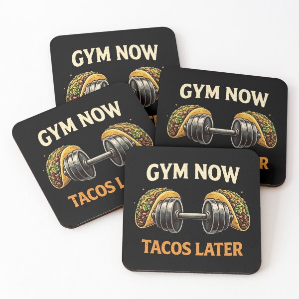 Item preview, Gym Now Tacos Later Funny Gym Workout Shirt designed and sold by Tropivaro.