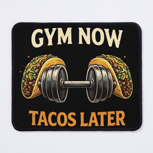 Item preview, Gym Now Tacos Later Funny Gym Workout Shirt designed and sold by Tropivaro.