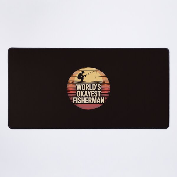 Item preview, World's Okayest Fisherman designed and sold by Peter Stawicki.