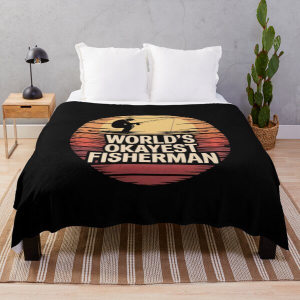Item preview, World's Okayest Fisherman designed and sold by Peter Stawicki.