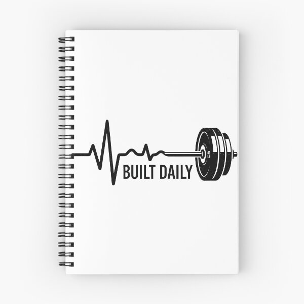 Item preview, Built Daily Heartbeat Barbell Fitness Graphic designed and sold by Built Daily.