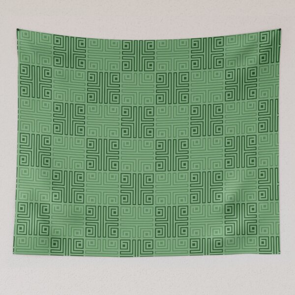 Item preview, Green Indigenous Pacific Islander Grid - Ethnic Polynesian Tribal  - Christmas Gifts For Dad designed and sold by RoyalStarsPatts.