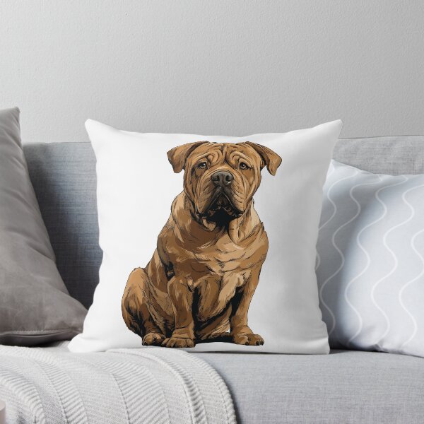 Item preview, Dogue de Bordeaux Dog Illustration designed and sold by whyitsme.