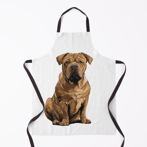 Item preview, Dogue de Bordeaux Dog Illustration designed and sold by whyitsme.