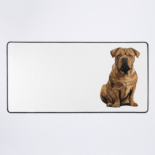 Item preview, Dogue de Bordeaux Dog Illustration designed and sold by whyitsme.