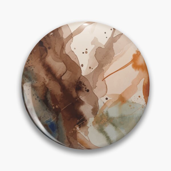 Item preview, Earth Tone Watercolor Abstract Pattern designed and sold by RidaSalArt.