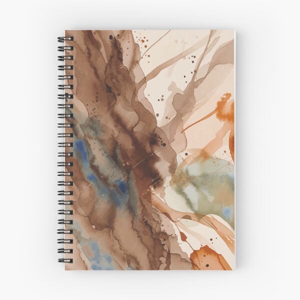 Item preview, Earth Tone Watercolor Abstract Pattern designed and sold by RidaSalArt.