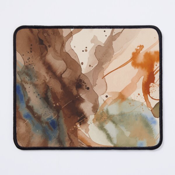Item preview, Earth Tone Watercolor Abstract Pattern designed and sold by RidaSalArt.