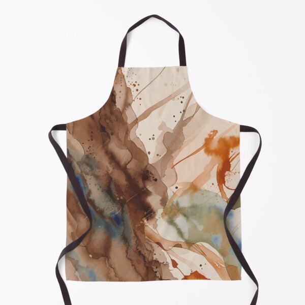 Item preview, Earth Tone Watercolor Abstract Pattern designed and sold by RidaSalArt.