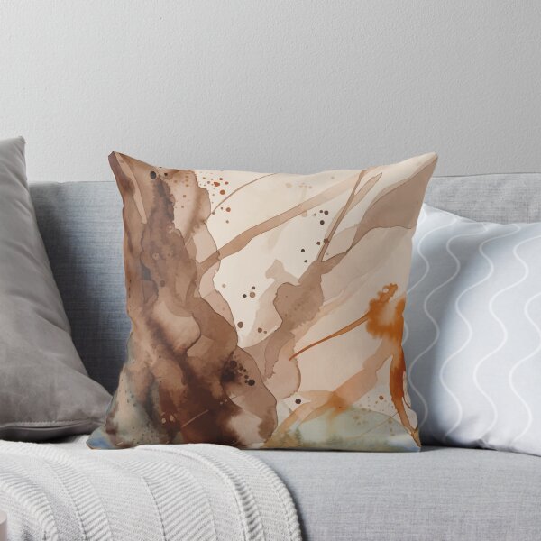 Item preview, Earth Tone Watercolor Abstract Pattern designed and sold by RidaSalArt.