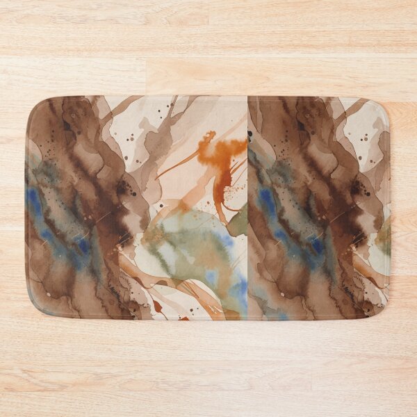 Item preview, Earth Tone Watercolor Abstract Pattern designed and sold by RidaSalArt.