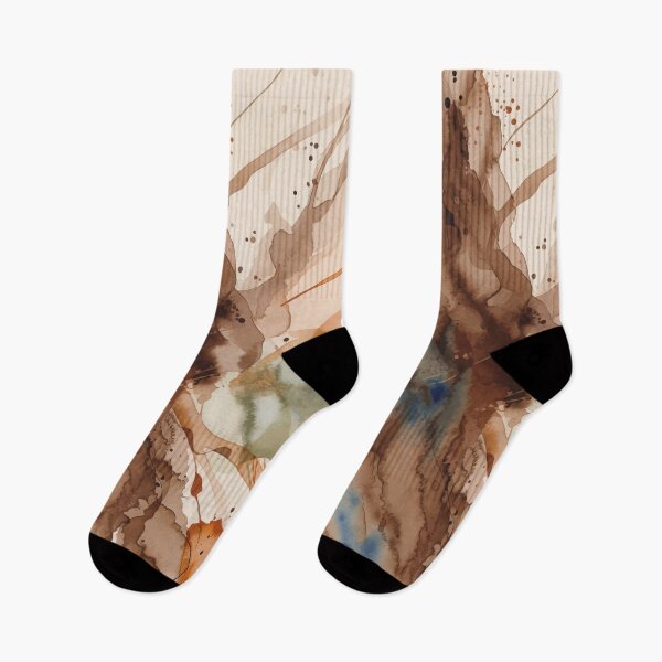 Item preview, Earth Tone Watercolor Abstract Pattern designed and sold by RidaSalArt.