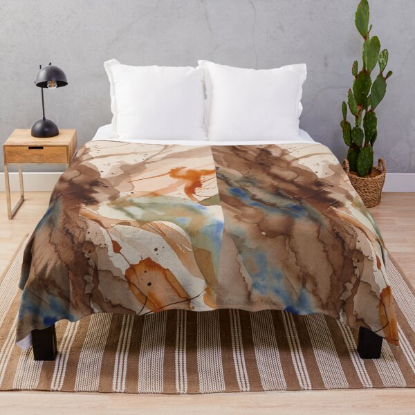 Item preview, Earth Tone Watercolor Abstract Pattern designed and sold by RidaSalArt.