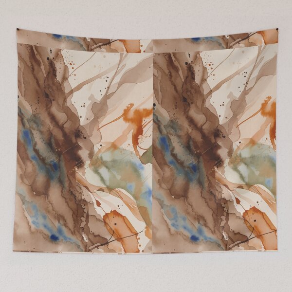 Item preview, Earth Tone Watercolor Abstract Pattern designed and sold by RidaSalArt.