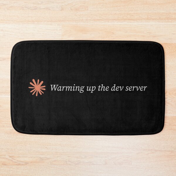 Item preview, Warming up the dev server designed and sold by leaderdesslok.