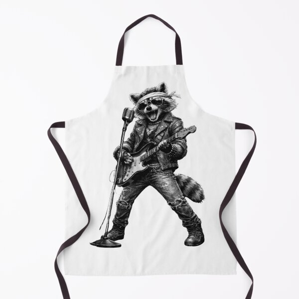 Item preview, Feral raccoon Retro, Rock Music designed and sold by piotr_chojnacki_art.