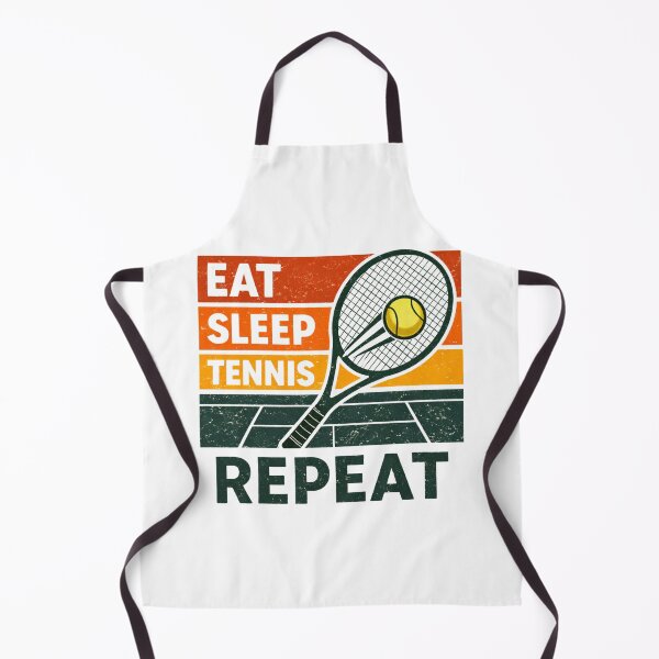 Item preview, Eat Sleep Tennis Repeat – Funny Tennis Player Racquet Retro Design designed and sold by Wear Sculpt.