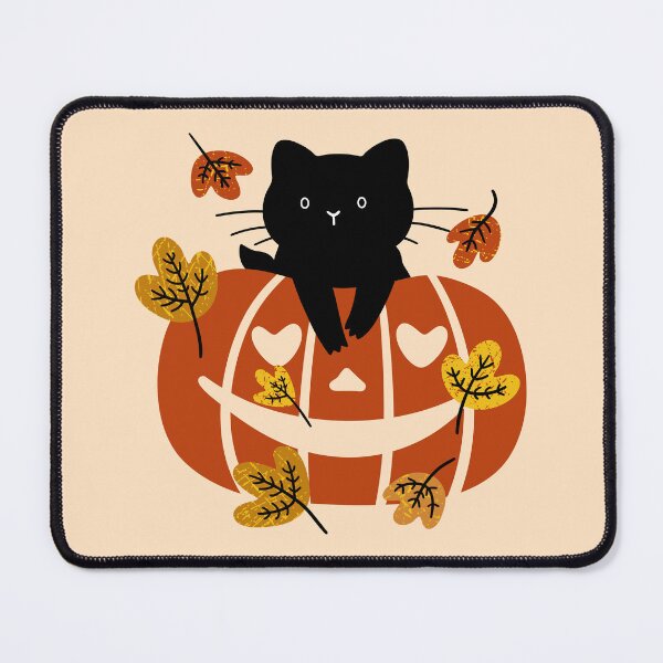Item preview, Black Cat and Pumpkin designed and sold by Wlaurence.