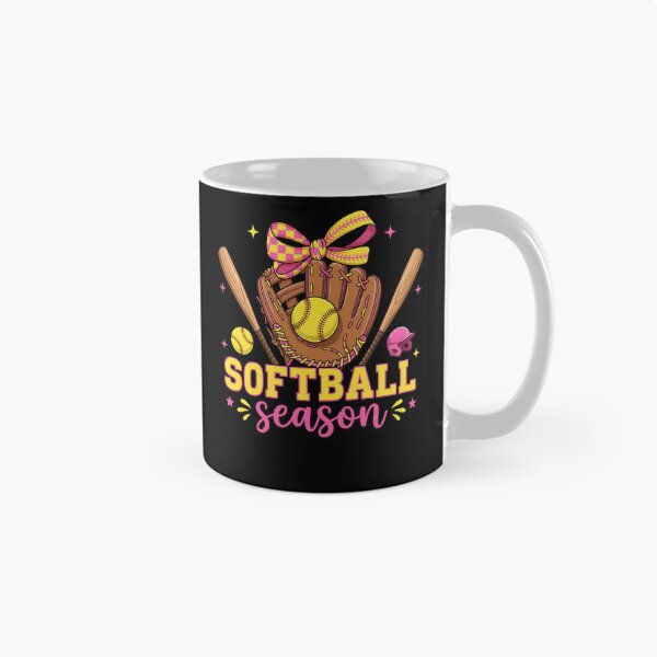 Item preview, Girls Softball Season Bow designed and sold by KroghDs.