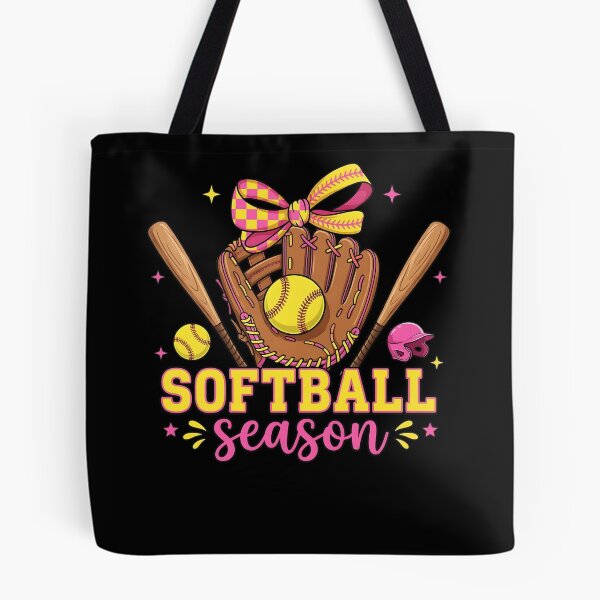 Item preview, Girls Softball Season Bow designed and sold by KroghDs.
