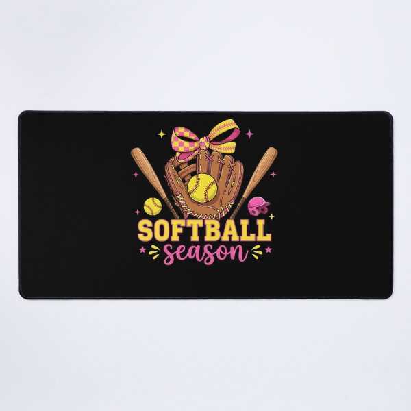 Item preview, Girls Softball Season Bow designed and sold by KroghDs.