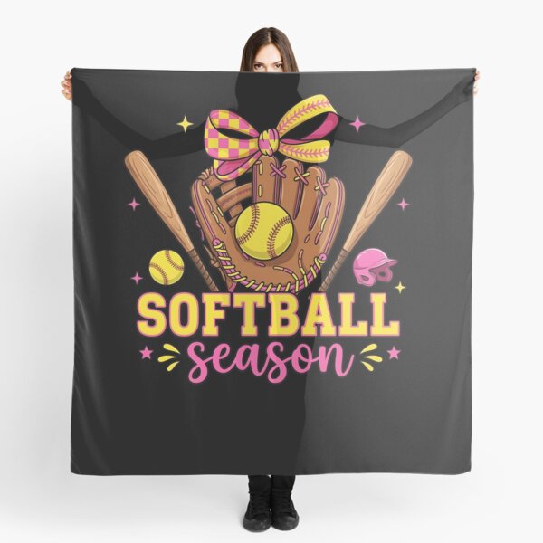Item preview, Girls Softball Season Bow designed and sold by KroghDs.