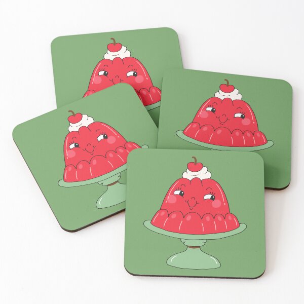 Item preview, Red Jello and Whipped Cream (Green) designed and sold by yellowflowerhut.