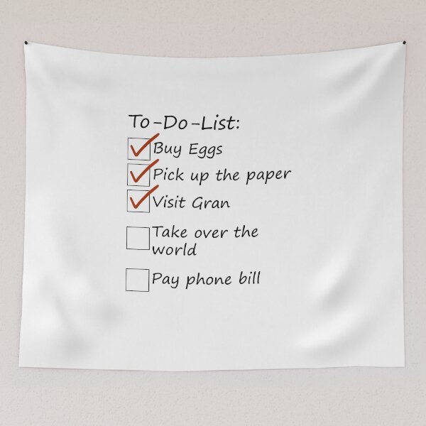 Item preview, Evil To Do List designed and sold by Bridget Beswick.