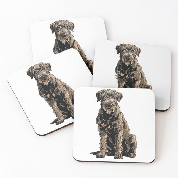 Item preview, Grey Irish Wolfhound Dog Illustration designed and sold by whyitsme.