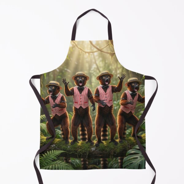 Item preview, Lemurs Barbershop Quartet Electrifies the Forest designed and sold by Tridentulus.