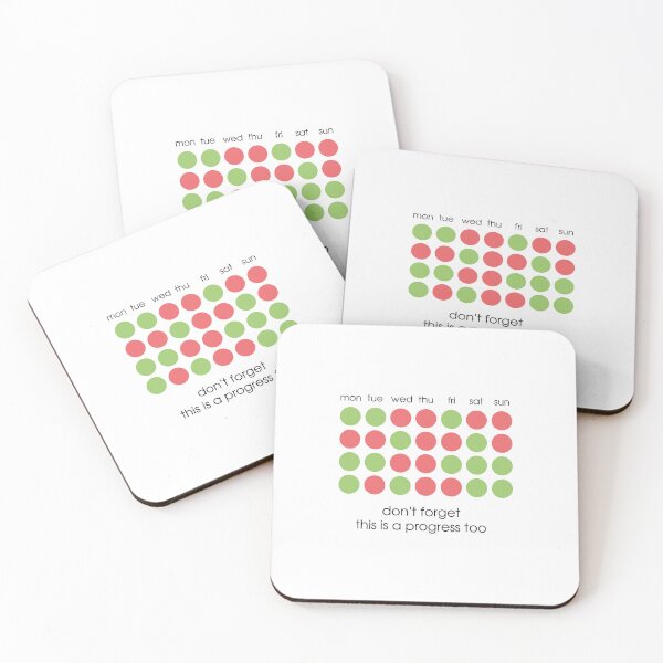 Item preview, Progress Tracker Calendar – Every Day Counts Minimalist Design designed and sold by asssyau.