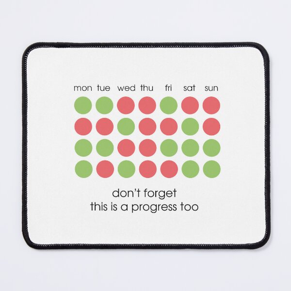 Item preview, Progress Tracker Calendar – Every Day Counts Minimalist Design designed and sold by asssyau.